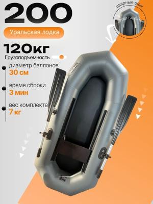 Лодка надувная ПВХ гребная АкваPro 200 
