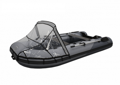 Тент носовой Фрегат 330 Pro (доп. остекление)