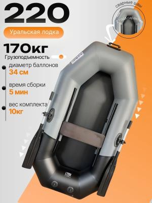 Лодка гребная надувная ПВХ АкваPro 220 (Т)